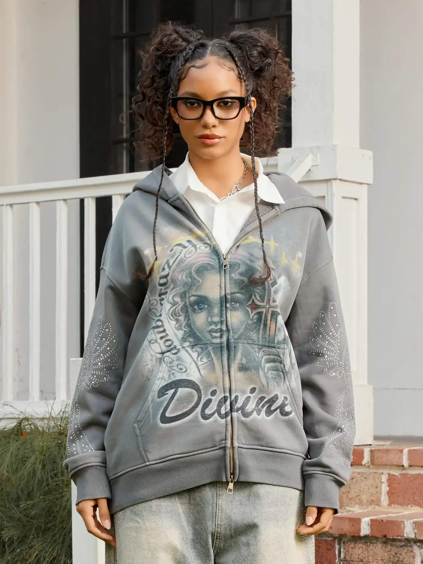 Angelic Glow Hoodie-338 - Image 3