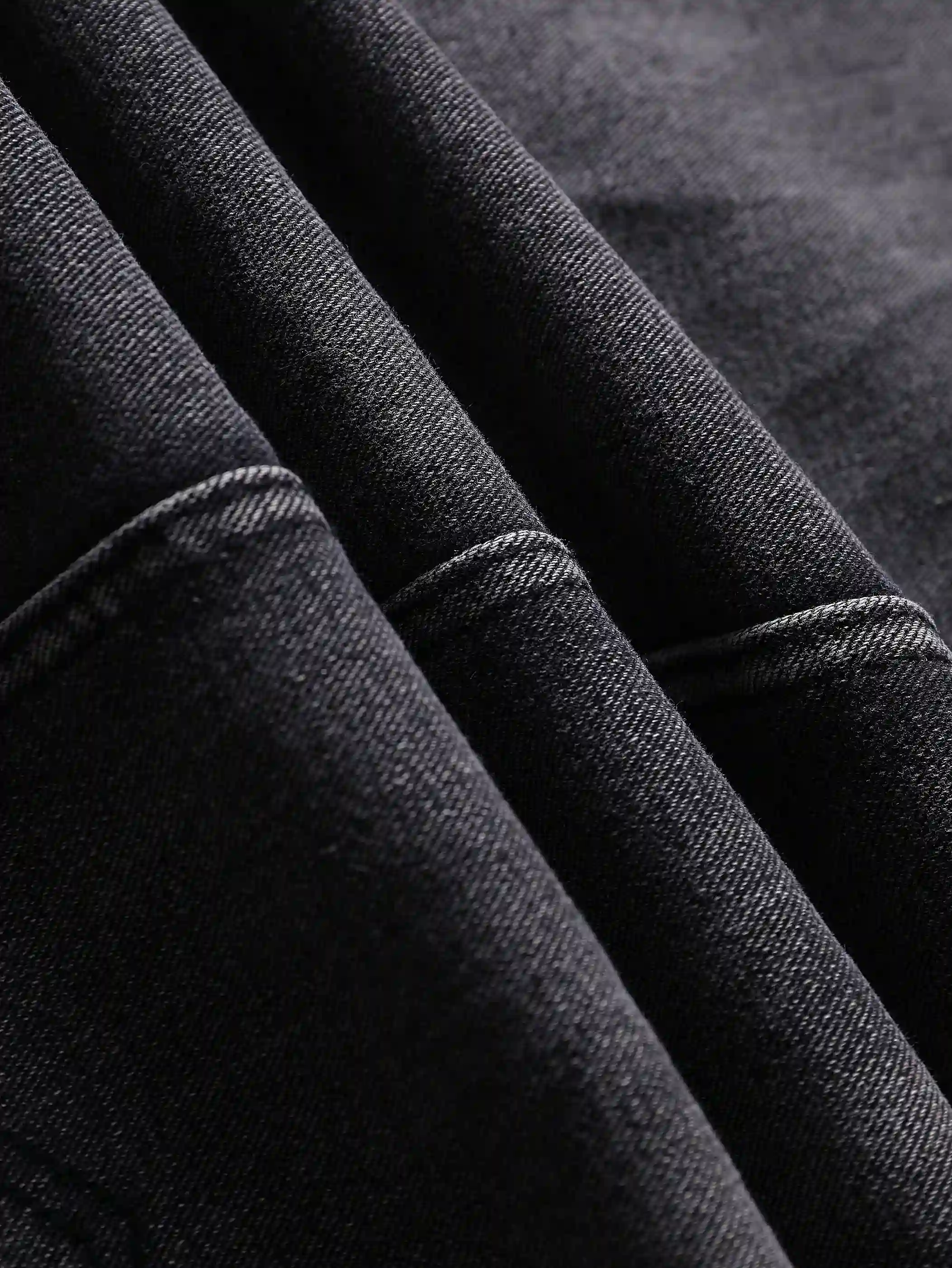 Dark Wash Distress Jeans-S131 - Image 5