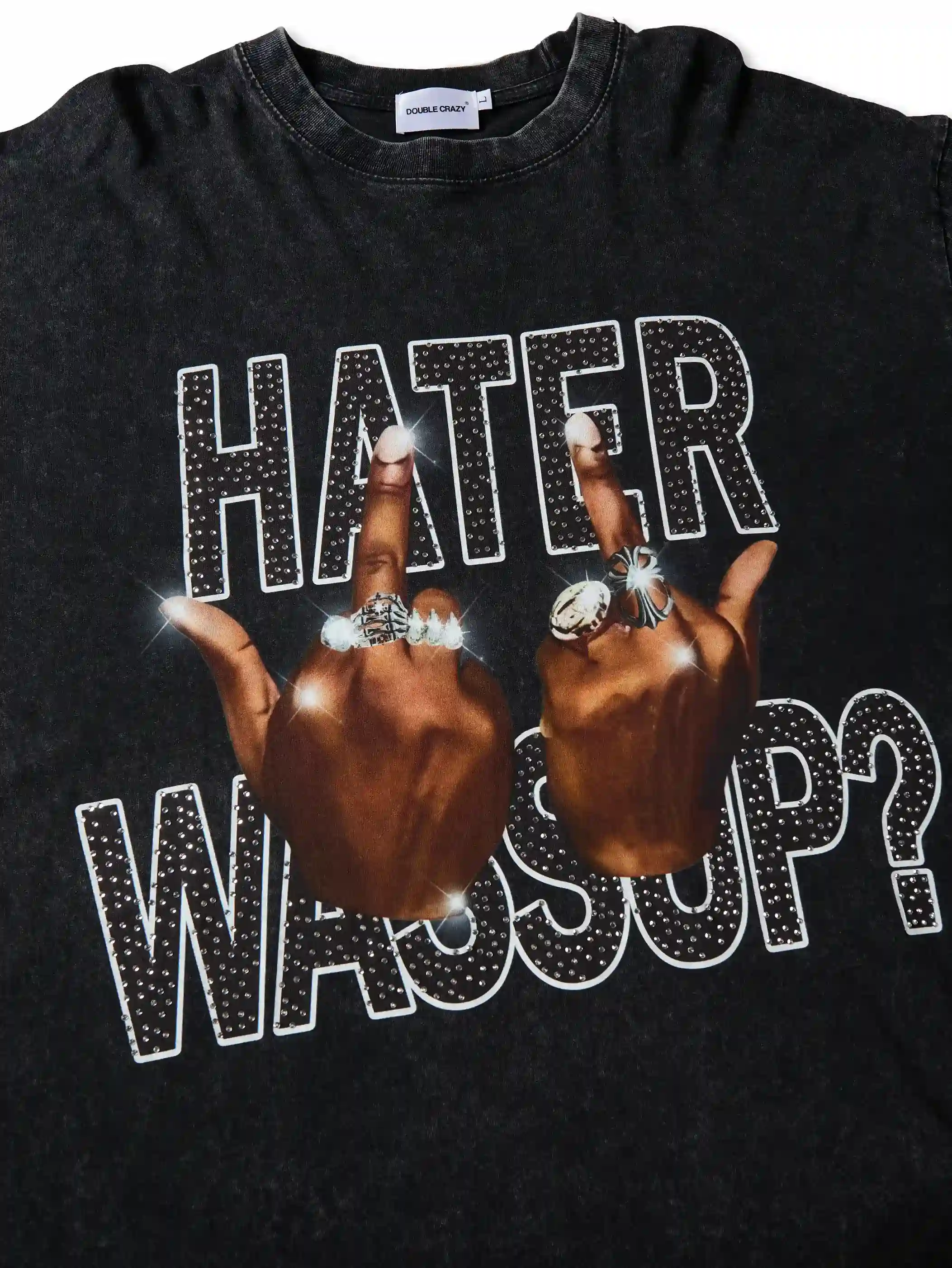 Diamond Hand Gesture Graphic Longsleeve-287 - Image 4
