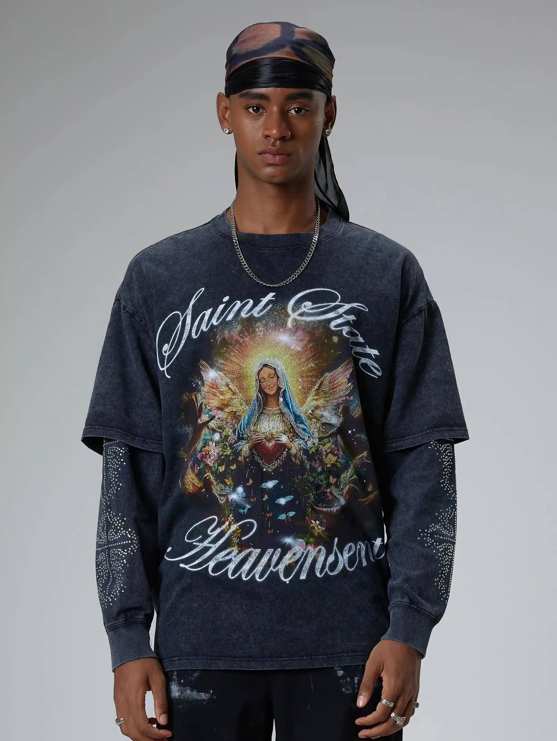 Heavensent Angel Awakening Long Sleeve T-shirt-156B - Image 3