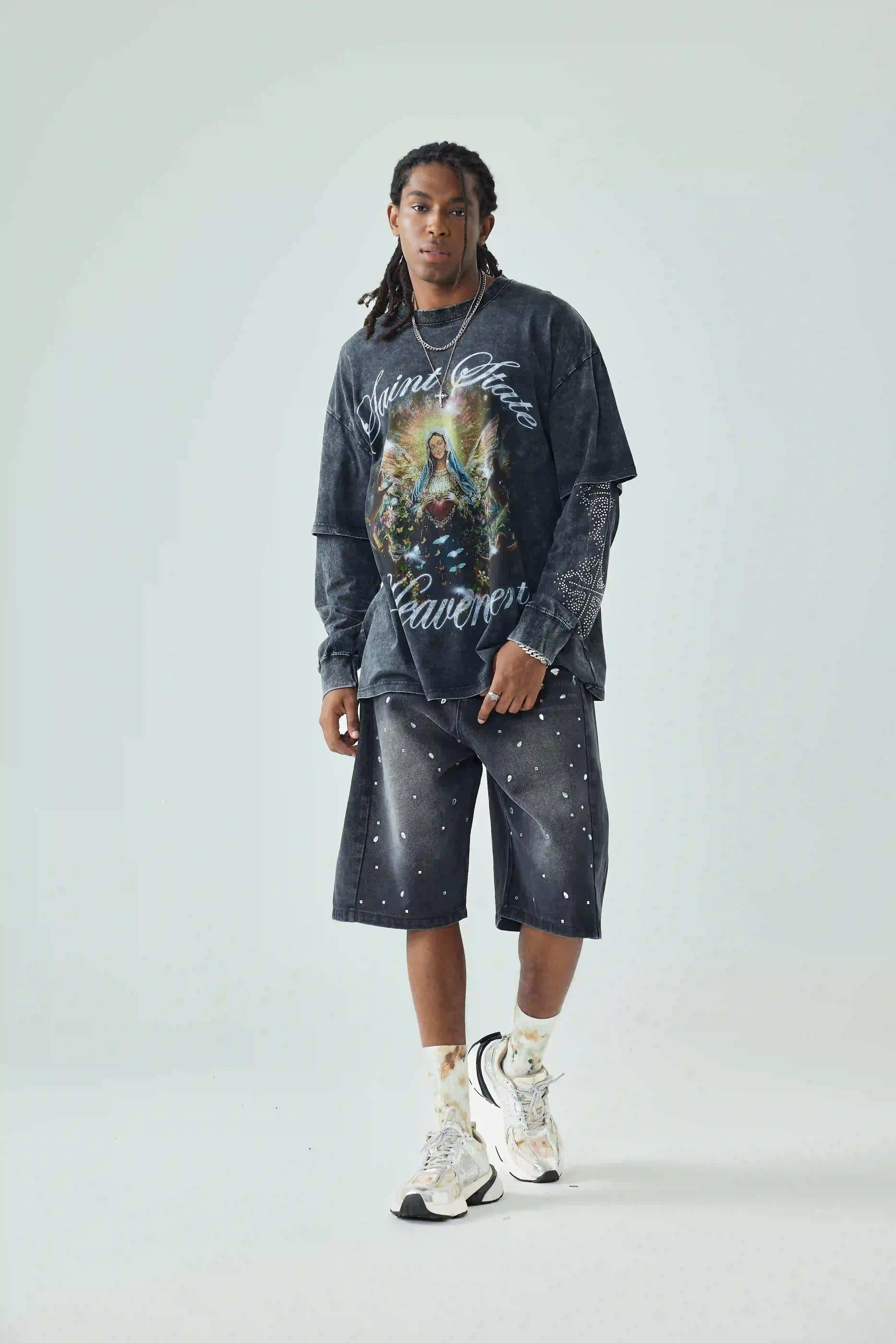 Heavensent Angel Awakening Long Sleeve T-shirt-156B - Image 5