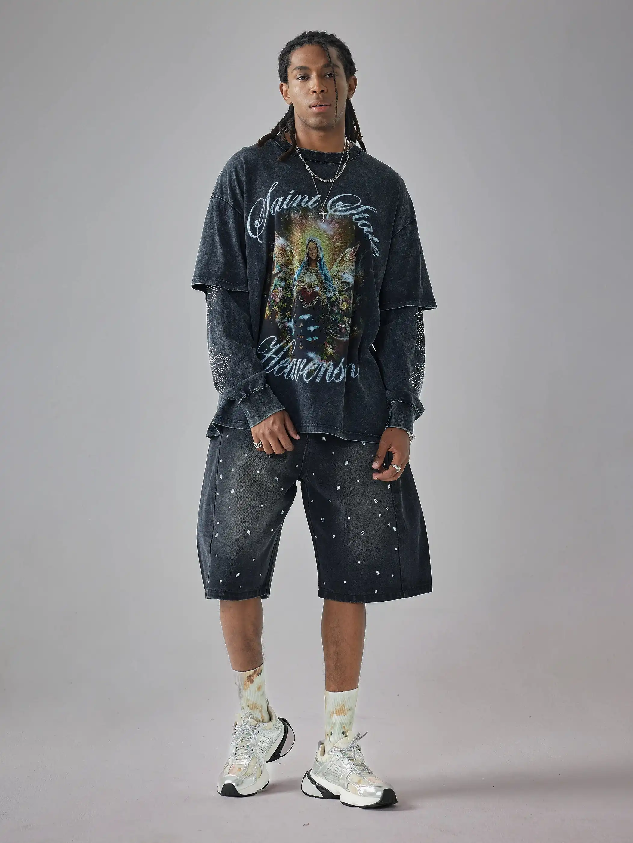 Heavensent Angel Awakening Long Sleeve T-shirt-156B - Image 6