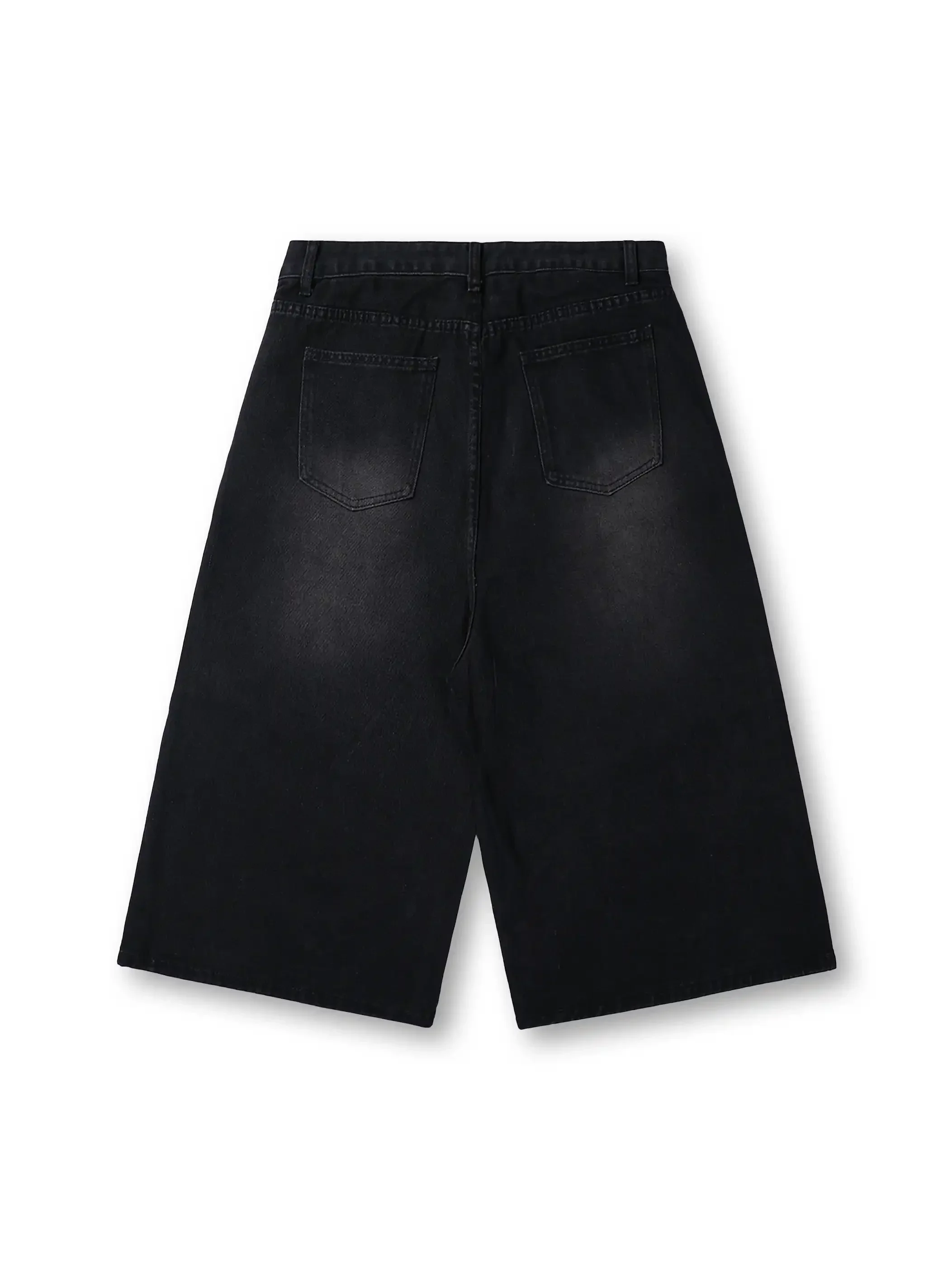 Shining Cross Denim Shorts-198 - Image 4
