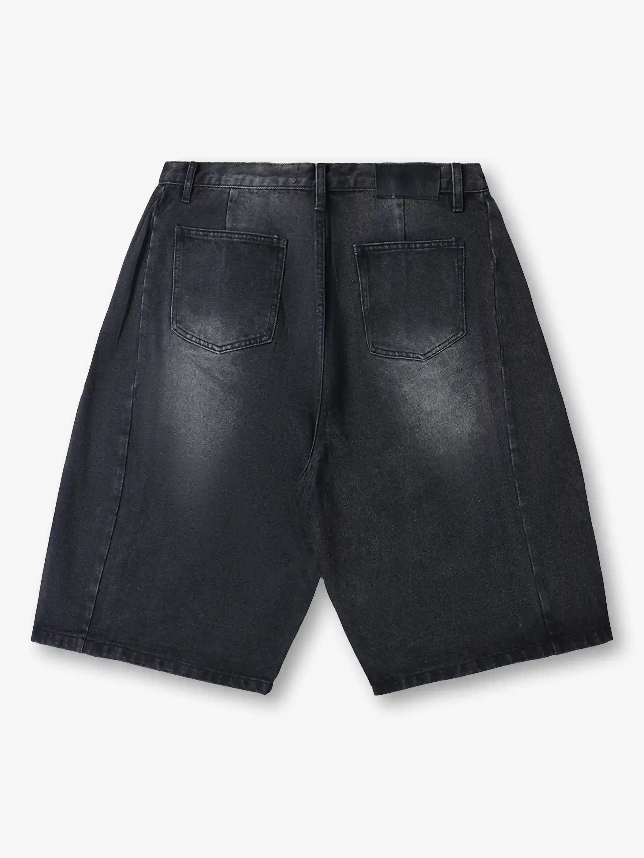 Sparkling Crystal Denim Shorts-197 - Image 5